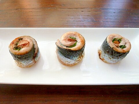 いわしの梅しそ巻き焼き レシピ 作り方 By 身の茸335 楽天レシピ いわしの梅しそ巻き焼き レシピ 作り方 By 身の茸335 楽天レシピ